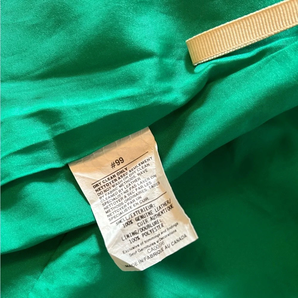 Vintage Club Pelle genuine leather skirt - Picture 4 of 5